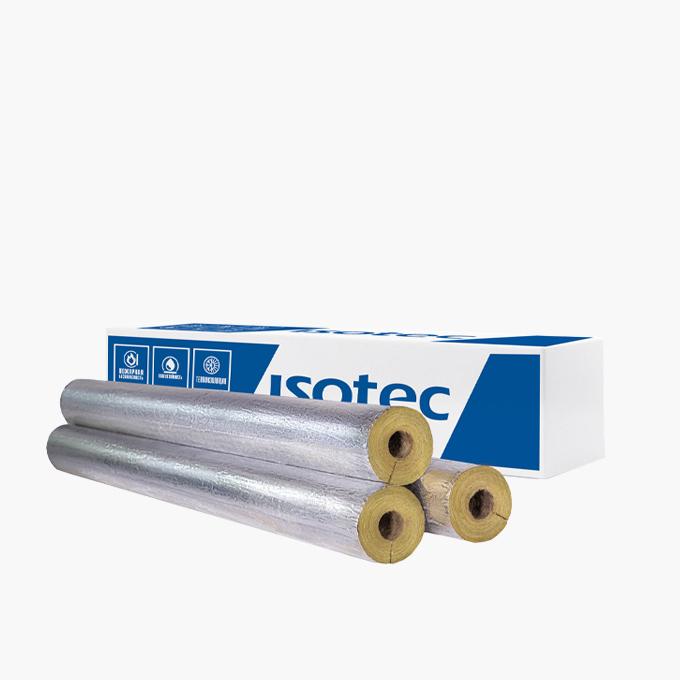 Цилиндр ISOTEC Section AL 50x83x1200 мм, кашированный алюминиевой фольгой