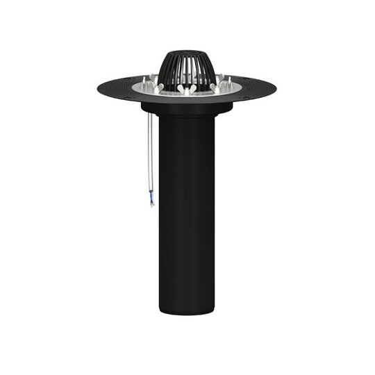 Воронка кровельная Plastfoil Vortex с обогревом D110 мм, длина 350–450 мм
