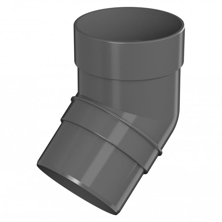 Колено трубы 135 градусов ТЕХНОНИКОЛЬ ОПТИМА , серый