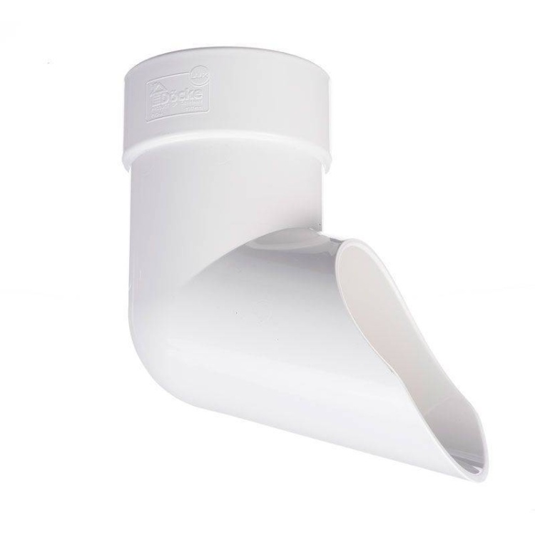 Наконечник для водосточной трубы Docke LUX, пломбир