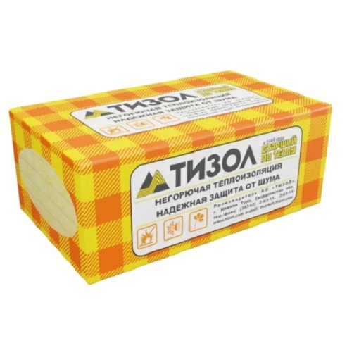 Утеплитель Тизол-Фасад 110 1000х600х100 мм, 3 шт/уп, 1,8 м²