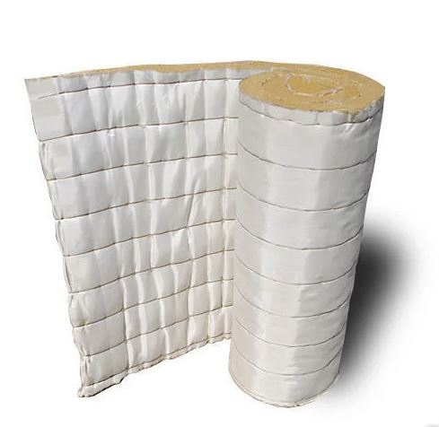 Мат прошивной базальтовый МПБ-50-СТ2  с обкладке стеклотканью Т-23 с 2 сторон 1500х500х60 мм