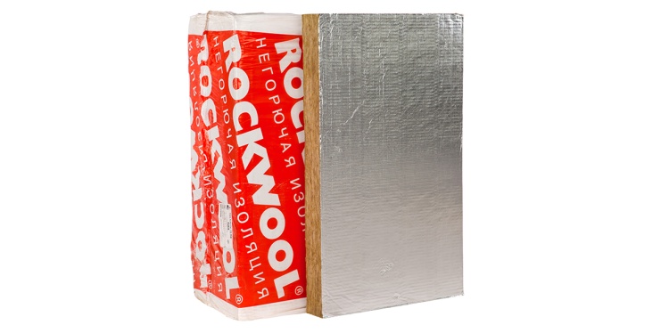 Утеплитель Rockwool ТЕХ БАТТС 100 К/Ф 1000х600х100 мм, 4 шт. уп