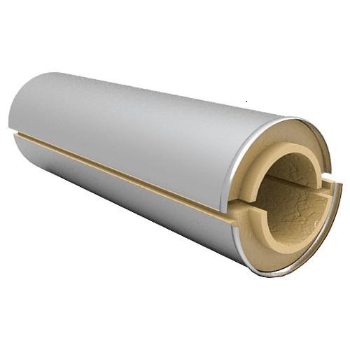 Скорлупа  для теплоизоляции труб ППУ С оцинкованная 1000х133х50 мм