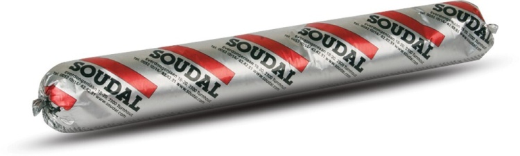 Клей-герметик Soudal Соудасил 240 FC, белый, 600мл