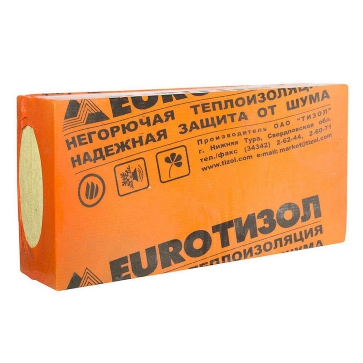 Утеплитель Тизол-Вент Н 40 1000х600х150 мм, 4 шт. уп