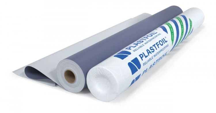 Мембрана ПВХ кровельная Plastfoil Classic 1,2 мм, 2,1х25 м, 52,5 м²