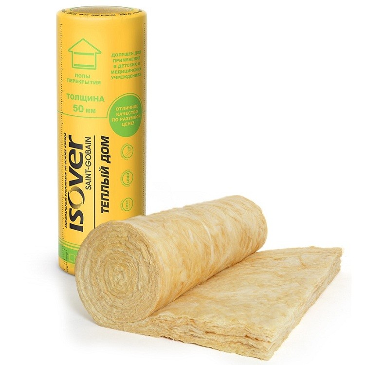 Утеплитель Изовер Теплый Дом 50х1220х8200 мм, 2 шт. уп