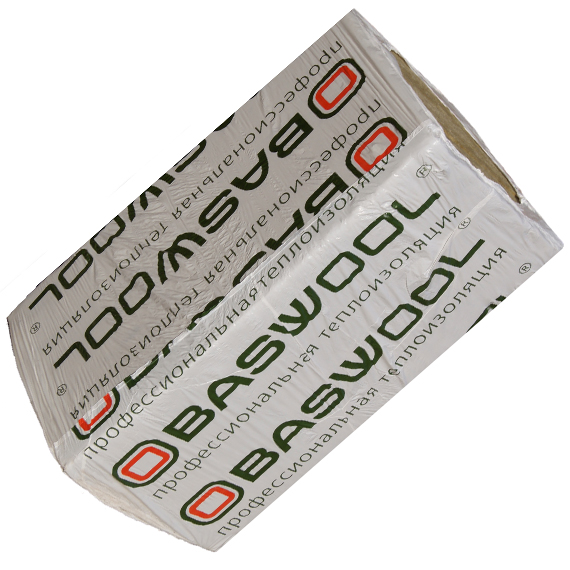 Утеплитель BASWOOL Лайт 45 1200х600х50 мм, 6 шт/уп, 4,32 м²