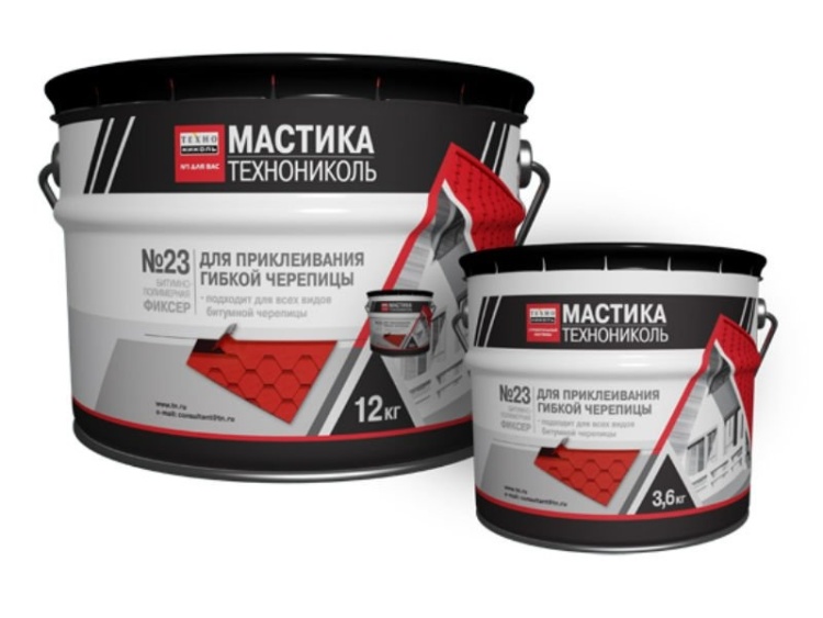 Мастика для гибкой черепицы Технониколь №23 Фиксер, 12 кг