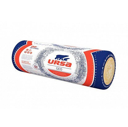 Утеплитель Урса GEO 34 RAlu М-25 Ф 9000х1200х50 мм, 10,8 м²