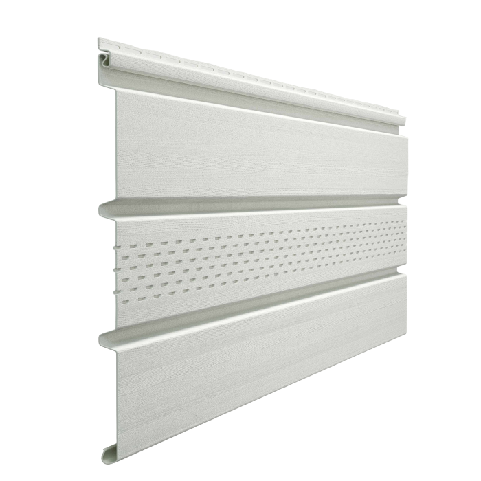 Софит Docke Standard, T4 с центральной перфорацией, пломбир, 3м