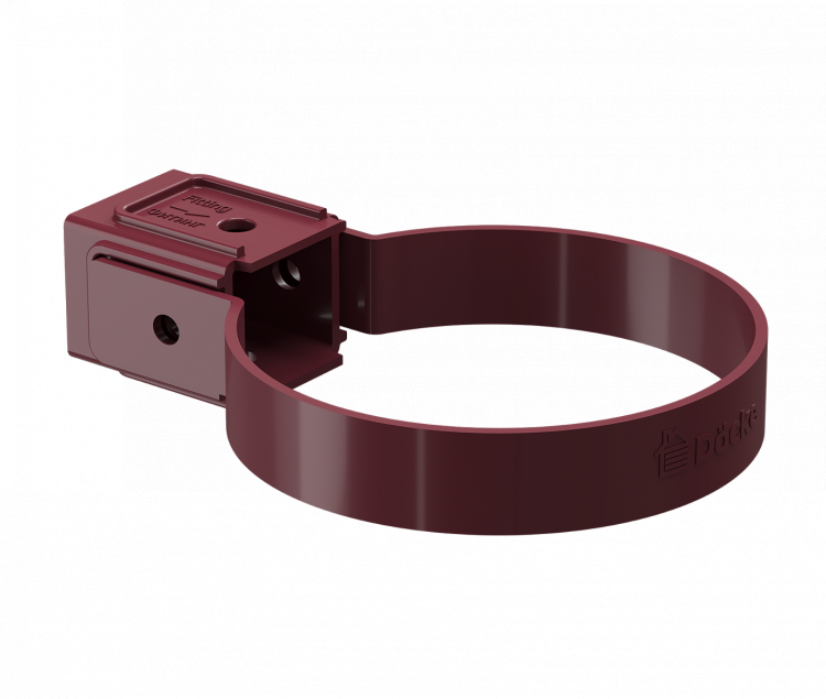 Хомут трубы универсальный DOCKE Standard, красный