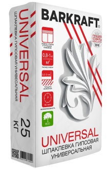Шпаклевка универсальная BARKRAFT, 25кг