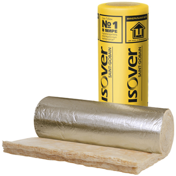 Утеплитель Изовер Каркас М40 АЛ 14000х1200х50 мм, 1 шт. уп