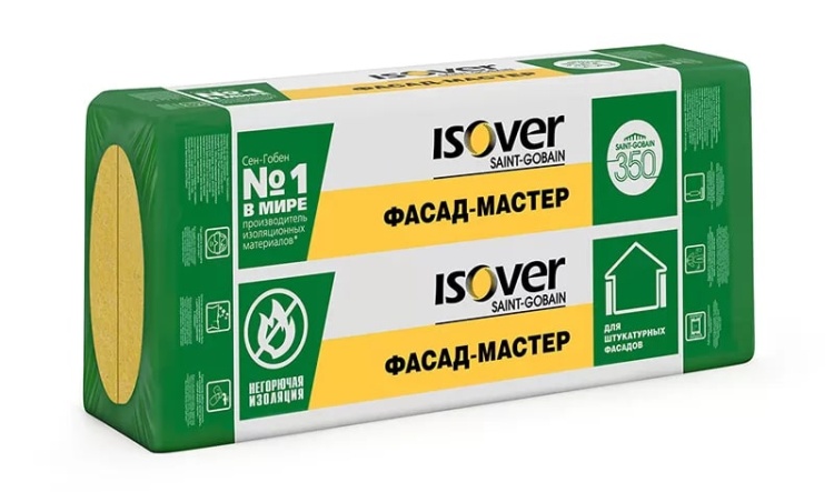 Утеплитель Изовер Фасад Мастер 1000х600х100 мм, 3 шт. уп