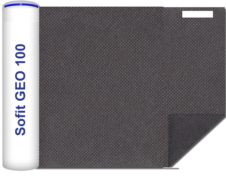 Геотекстиль Sofit GEO 80 (40 м2) термоскрепленный 25x1.6