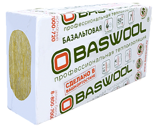 Утеплитель BASWOOL Руф Н-120 1200х600х50 мм, 6 шт. уп