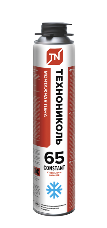 ТехноНИКОЛЬ Пена монтажная проф. 65 CONSTANT зимняя 12*990гр