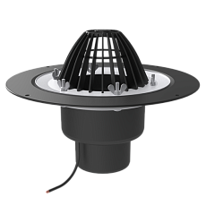 Termoclip ВФО 75*450 воронка обогреваемая с листоуловителем и обжимным фланцем
