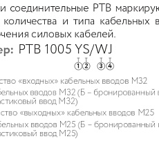 Коробка соединительная РТВ 1005 1Б/4Б