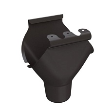 BRAAS Воронка желоба 152мм D100мм графит Сталь