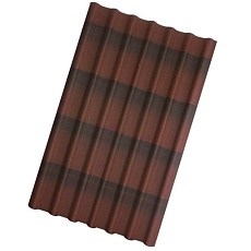 Ондулин Черепица 1,95*0.96 м. коричневая