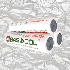 BASWOOL Мат прошивной МП-80 (Ф) 2000х1200х100мм 0,24м3, 2,4м2 ,8,64м3 под