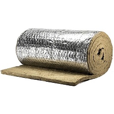 Маты базальтовые МПБ-30-Ф1 (1700*470*80-2) 1,6м2/0,128м3 (обкладка фольгой с одной стороны)